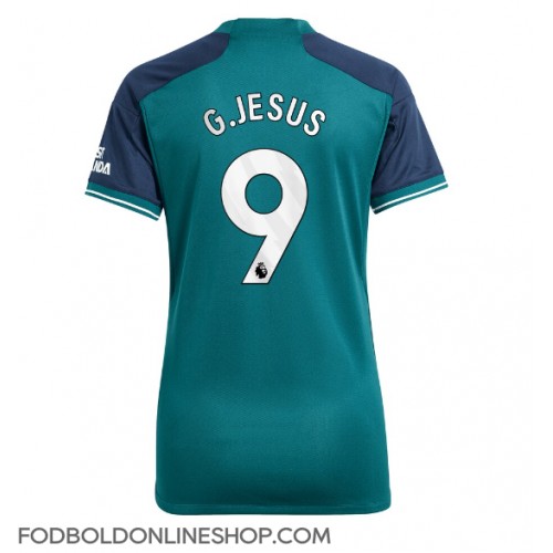 Arsenal Gabriel Jesus #9 Tredjetrøje Dame 2023-24 Kortærmet